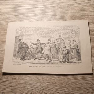 New Saint Giles's - Morals for the Million" by George Cruikshank